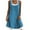 Blue, variant on Blouses For Women, Linen Shirt Dress Casual Basic Tank Summer Beach Midi Sundresses Loose Crewneck Sleeveless Plus Size T Shirt Dress