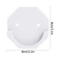 thumbnail image 3 of Shisuyan 2pcs Curtain Rod Holders Shower Rods Mounts Adhesive Wall Mounted Holders, 3 of 8