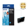 thumbnail image 2 of Cartucho de tinta Epson 822 DuraBrite de ultra alta capacidad cian, 2 of 6