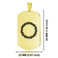 thumbnail image 2 of Stainless Steel Religious Crown of Thorns Dog Tag Pendant Necklace, 2 of 3