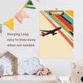 thumbnail image 4 of FORMRS Acrylic Clipboard with Low Profile Clip Standard A4 Letter Size, 12.5" x 9", Colorful Plane Stripes, 4 of 8