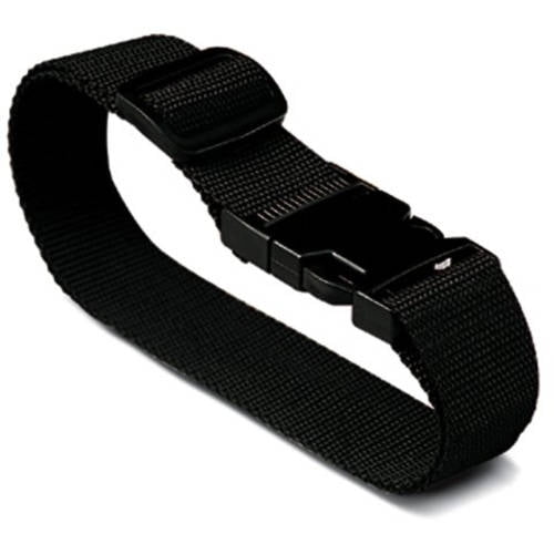 black luggage strap