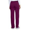 thumbnail image 2 of Motion By Barco MOP002 Women's Jill Three Pocket Rib Waist Cargo Scrub Pant Wine S, 2 of 2