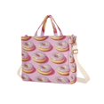 thumbnail image 7 of FORMRS Womens Corduroy Tote Bag Crossbody Shoulder Handbag with Pocket, Light Pink Doughnuts, 7 of 7