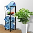 thumbnail image 4 of Heavy Duty 5 Gallon Water Dispenser Stand with Spigot Storage Shelf - 4 Tier Bottle Rack Organizer for Home Kitchen Office Living Room, 4 of 6