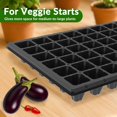 thumbnail image 3 of Gardzen Paquete de 10 Bandejas para Semillas de 72 Celdas, Bandeja de Plántulas Profunda de 1.75", Bandejas Resistentes con Orificios de Drenaje, Compatible con Bandeja Estándar 1020, 3 of 7