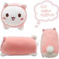 thumbnail image 3 of Almohada de felpa de gato de 11,8 ", juguete de peluche de gato, gatito lindo, peluche Kawaii, almohadas para dormir, regalos de juguete de felpa para niños y niñas, 3 of 5