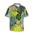 thumbnail image 2 of Succulent Plant Potting Men'S 3d Print Casual Button Down Shirts, Novelty Hawaiian Short Sleeves M, 2 of 8