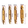 thumbnail image 4 of Colaxi 6X Damaged Screw Extractor Drill Bit Set Damaged Bolt Remover 3105D 4pcs, 4 of 8