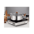 thumbnail image 5 of Bateria de cocina de  Acero Inoxidable Con Tapa De Vidrio 5 Pcs  Mandos de Madera, 5 of 5