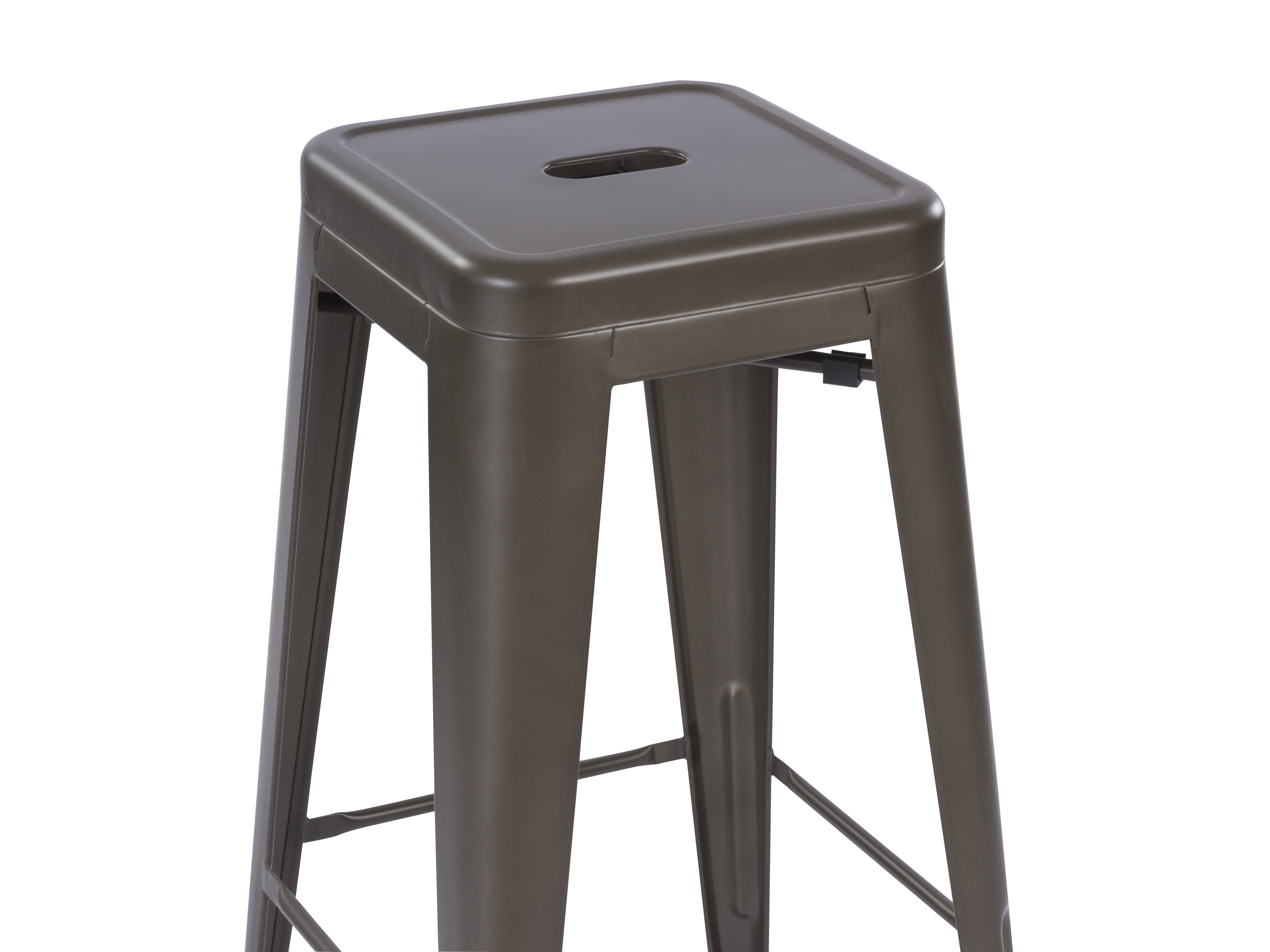 Howard 30inch Industrial Metal Bar Stools, Set of 4 Howard 30inch Industrial Metal Bar Stools, Set of 4