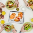 thumbnail image 4 of OULII Stainless Steel Toaster Oven Baking Sheet for Steaming Picnics 1Pcs, 4 of 7