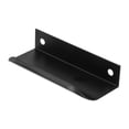 thumbnail image 2 of Black Kitchen Cabinet Door Handles Cupboard Drawer Concealed Finger Edge Pull, 2 of 8