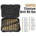 thumbnail image 3 of Juego de brocas ENERTWIST Titanium 230 piezas para metal y madera, 3 of 9