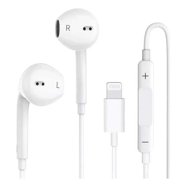 Audifonos Alambricos Para iPhone Manos Libres Con Lightning
