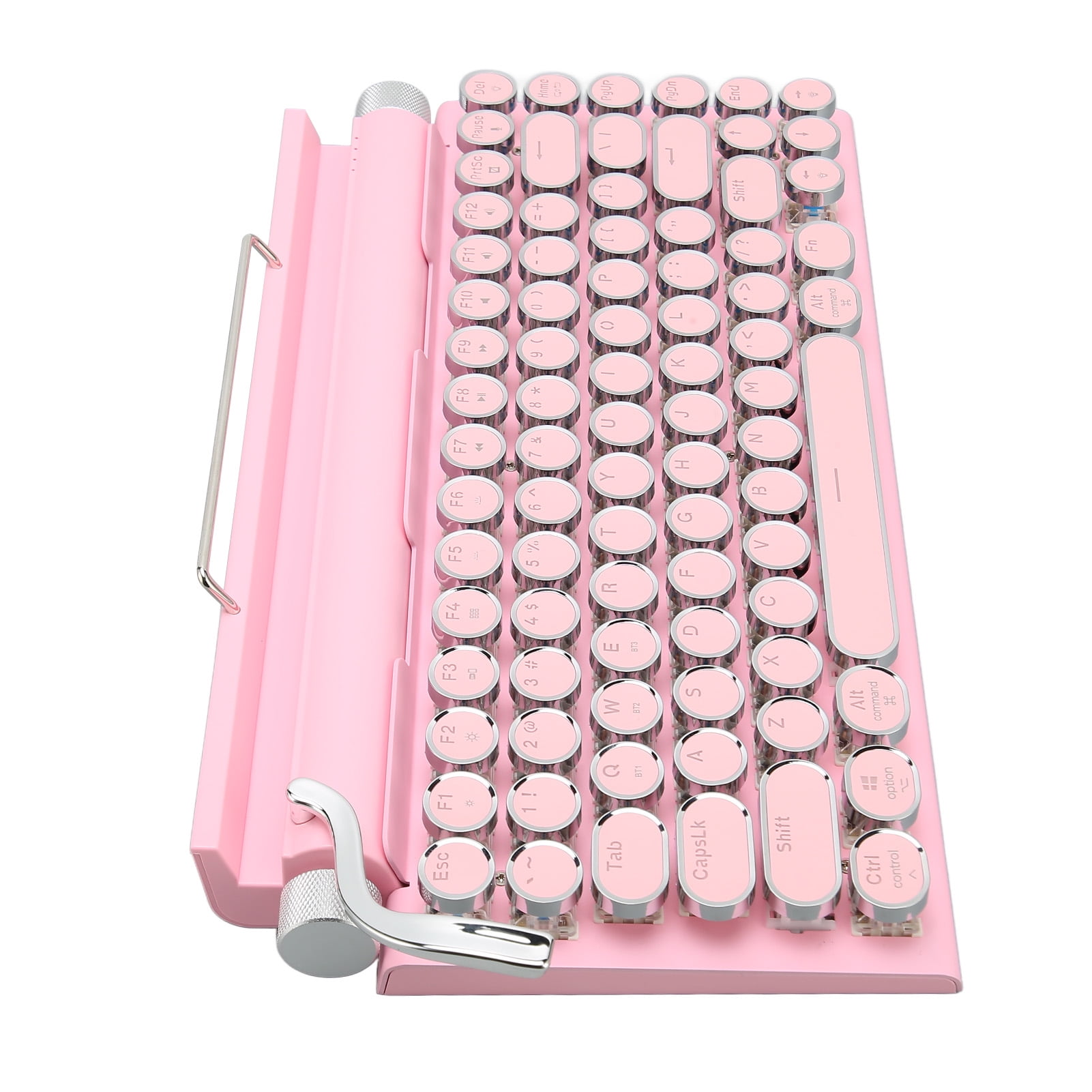 Retro Mechanical Keyboard, Typewriter Style Keyboard Wireless, Cute