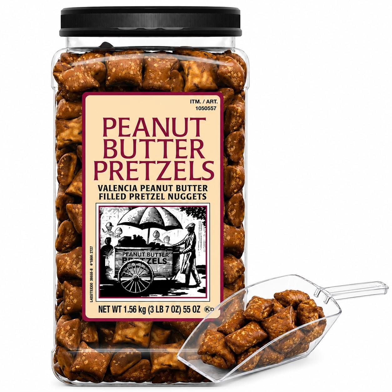 Sunridge Farms 533089 5 oz Peanut Butter & Jelly Pretzel Nuggets