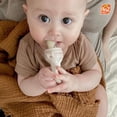 thumbnail image 5 of RaZbaby Fruit Feeder Pacifier 6m+ (2 Pack), Add Frozen Fruit or Fresh Food | Silicone Pouch | BPA Free | Tan/Grey, 5 of 8