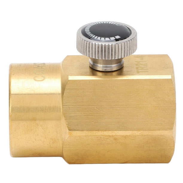 Adaptador para recarga de botella de refresco, adaptador para cartucho de cilindro de CO2, conector para recarga de cilindro C, adaptador de recarga C de latón, resistente y duradero
