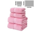 thumbnail image 3 of PALIFEUR Soft Cotton 4 Piece Bath Towels Set for Bathroom Spa Beach Towels, 2 Bath Towels 2 Washcloths Colourful Thick Absorbent Towels Towel Set, 55x27 inch Wash Cloths 29x12 inch Wash Cloths, 3 of 6