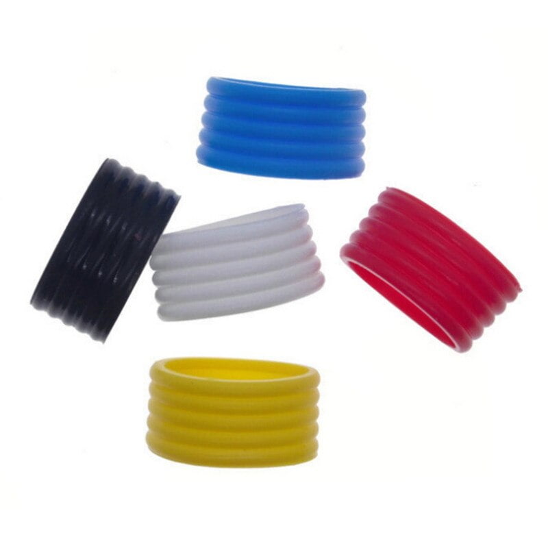 4pcs Tennis Racket Rubber Ring Grip Stretchable Stretchy Handle Rubber Ring CH 