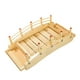 thumbnail image 4 of Puente de sushi de madera, puente de arco de madera, platos, vajilla, recipiente, plato, plato de comida L, 4 of 9