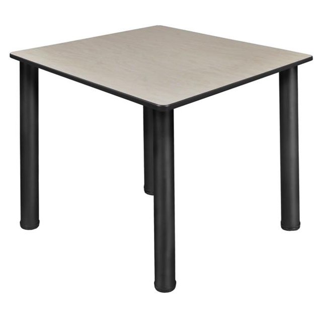 Regency TB363618PLBPBK 36 Po Kee Carré Slim Table&44; Érable & Noir
