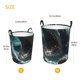 thumbnail image 3 of Fotbe Wave Ocean Animal Shark Cesto de Ropa con Asas, Cesto Impermeable de Gran Capacidad, Bolsa de Lavado para Dormitorio, Cesto de Ropa con Ruedas y Asas-Small, 3 of 6
