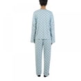 thumbnail image 3 of Bonito conjunto de pijama para niñas adolescentes, ropa de dormir juvenil, 2 piezas, cómodo conjunto de pijama de algodón de manga larga, talla grande para niñas de 12 a 18 años, 3 of 6