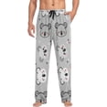 thumbnail image 3 of Men's Pajama Pants with Pockets Sleepwear Lounge Pants Stretch Casual Cute Koala Bears Stars, 3 of 6