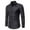 Black, variant on Hanes Men's Dress Shirts 16-Way Stretch Slim Fit Long Sleeve Button Down Shirts Wrinkle Free Traveler Shirts Casual Regular Fit Stretch Soild Color Dress Shirts Dark Blue XS