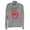 Gray Heather, variant on Junior's Marvel Spider-Man: Into the Spider-Verse Symbol  Cowl Neck Sweatshirt Gray Heather 4X Large