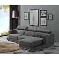 thumbnail image 6 of Acme Furniture Alwin Modular RF Chaise, Dark Gray Fabric (53723), 6 of 6