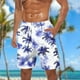 thumbnail image 2 of Pantalones Cortos Casuales para Hombre Imprimir con Bolsillos Pantalones de Playa de Cintura Elástica, Pantalones Cortos de Cintura Elástica para Hombre, 2 of 9