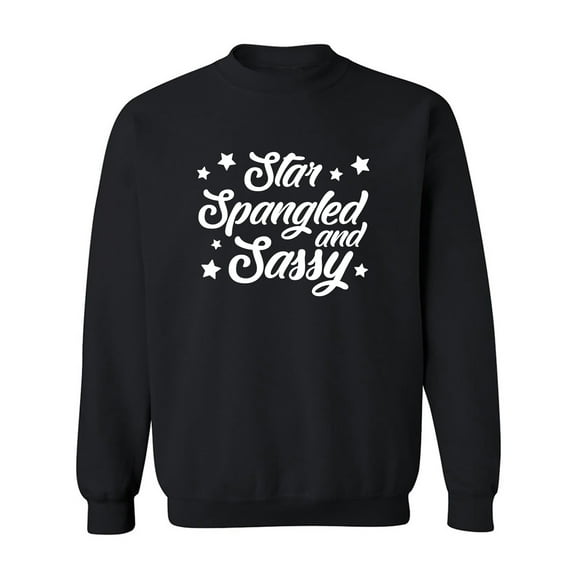 Star Spangled And Sassy Crewneck Sweatshirt
