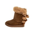 thumbnail image 2 of Josmo Girls Classic Simple Faux Fur Cozy Winter Boots - Wheat, 11, 2 of 5