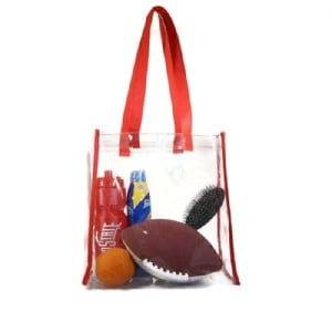 clear carry bag with handles