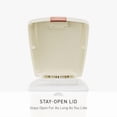 thumbnail image 6 of 40 Liter / 10.6 Gallon Hybrid Slim Kitchen Step Trash Can with Secure Slide Lock, Cream Plastic, 6 of 6