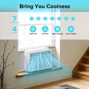 KISSAIR 5000 BTU Window Air Conditioner for Small Rooms AC Unit Air Conditioner Cools Up to 150 sq.ft