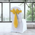 thumbnail image 5 of Daiosportswear Bow Shaped Chair Back,Christmas Tie,90% Polyester+10% Spandex,Stretchy,Plastic Buckle,13-16in Chair Back Width,Easy to Install,Durable,Wedding/formal Occasions,for Festive Events, 5 of 6