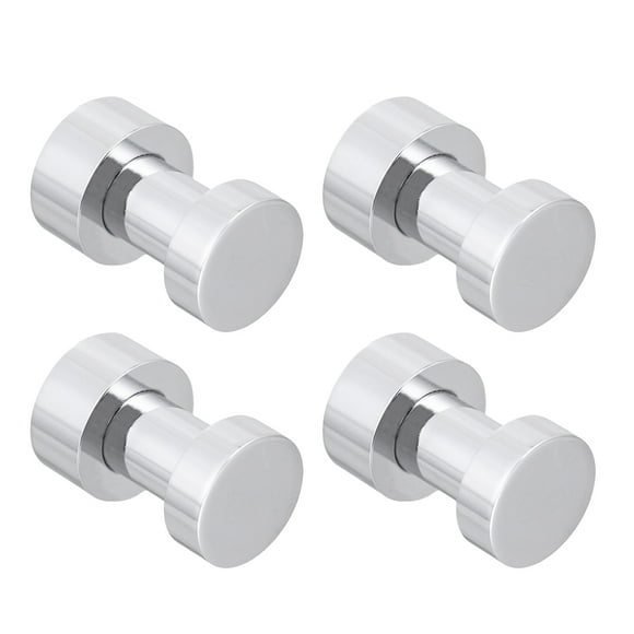UPGRATOR 4Pcs Metal Bath Towel Hooks for Wall Mounted Bathroom Organization and Home Storage