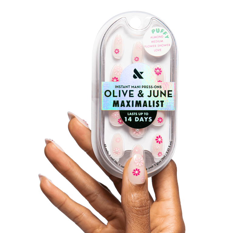 Olive & June Maximalist Puffy Flower Shower Love - Walmart.com