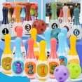 thumbnail image 6 of Esaierr Toddler Kids Bowling Set Toys Leisure Indoor Activity Games 3+ Years Boys Girls Puzzle Early Learning Sports Games, 6 of 6