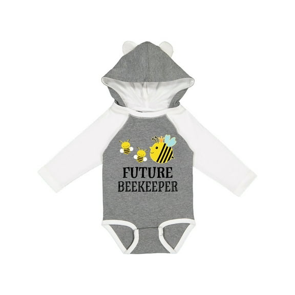 Inktastic Future Beekeeper Honey Bee Boys or Girls Long Sleeve Baby Bodysuit