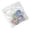 A002- Clear (Glitter), variant on Dryer Balls Laundry Reusable Silicone Star Sequin Set for Tumble Dryer, Soften Fabrics Reduce Static, 4 Pack Laundry Dryer Balls for Home Laundry Room Essentials, Housewarming