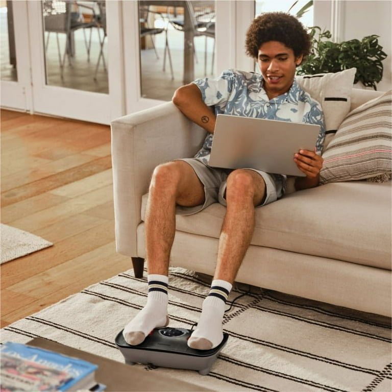 Homedics Vibration Foot Massager with Soothing Heat, Black