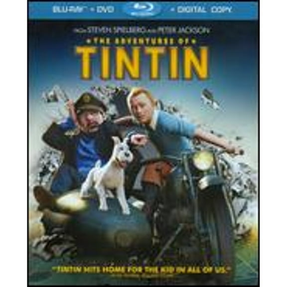 Pre-Owned The Adventures of Tintin [2 Discs] [Blu-ray/DVD] (Blu-Ray 0097361461540) directed by Steven Spielberg