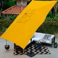 thumbnail image 5 of Astella 101" Yellow Solid Print Rectangle Market Patio Umbrella, 5 of 7