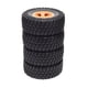 thumbnail image 2 of Tholdsy 4 piezas de neumáticos RC 1/10, neumático de camión corto con control remoto, modelo de neumático de camión, resistente al desgaste, pieza Kits de construcción modelo Naranja Tholdsy FN001296-01, 2 of 6