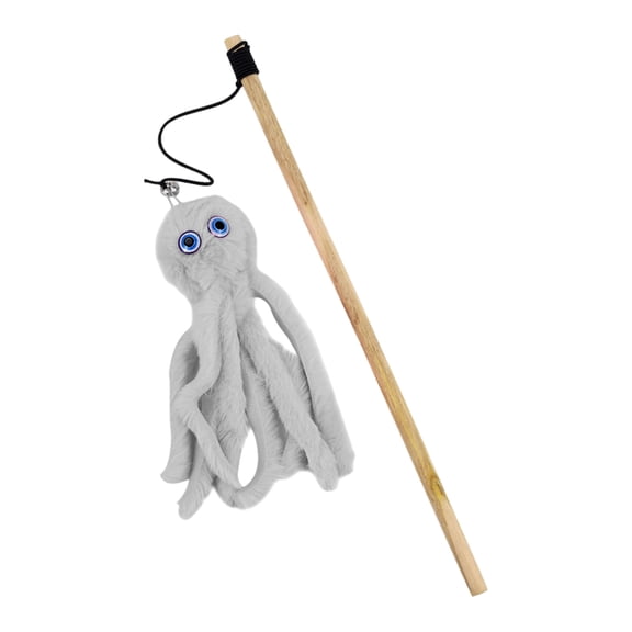 Interactive Cat Teaser Wand Funny Design For Indoor Cats Plaything Indestructible Dog for Aggressive Chewers Squeaky Durable Squeaky Dog for Small Dogs Aggressive Chewers Pocket Puppies Dog Easter